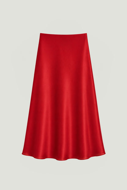 Pleated Midi Skirt