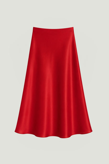Pleated Midi Skirt