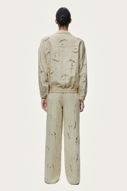 Jacquard Bomber Jacket