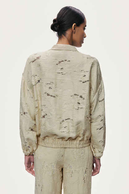 Jacquard Bomber Jacket