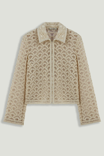 Cropped Lace Jacket