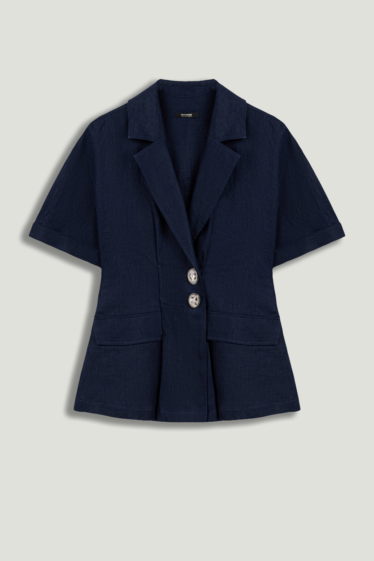 Short Sleeve Blazer Jacket