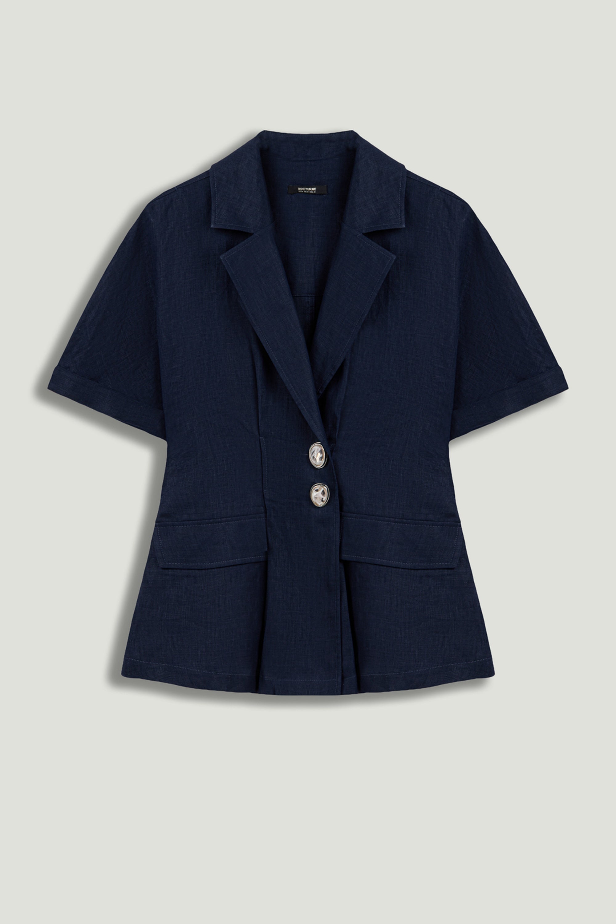 Short Sleeve Blazer Jacket