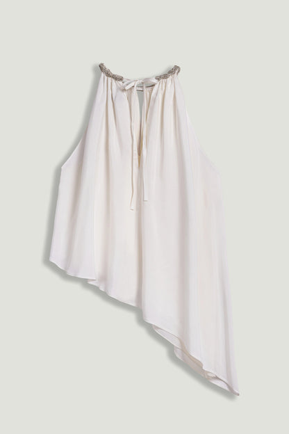 Embellished Halter Blouse