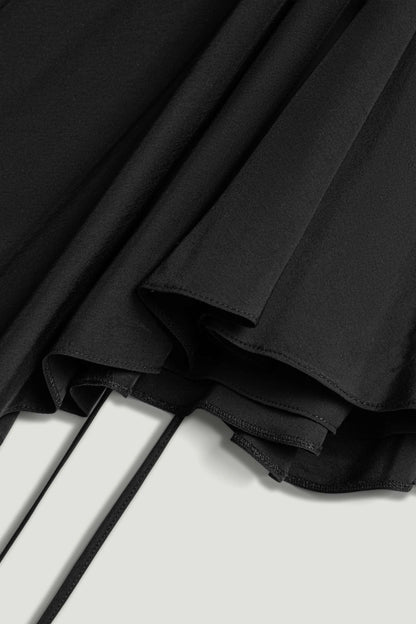 Black Embellished Halter Blouse