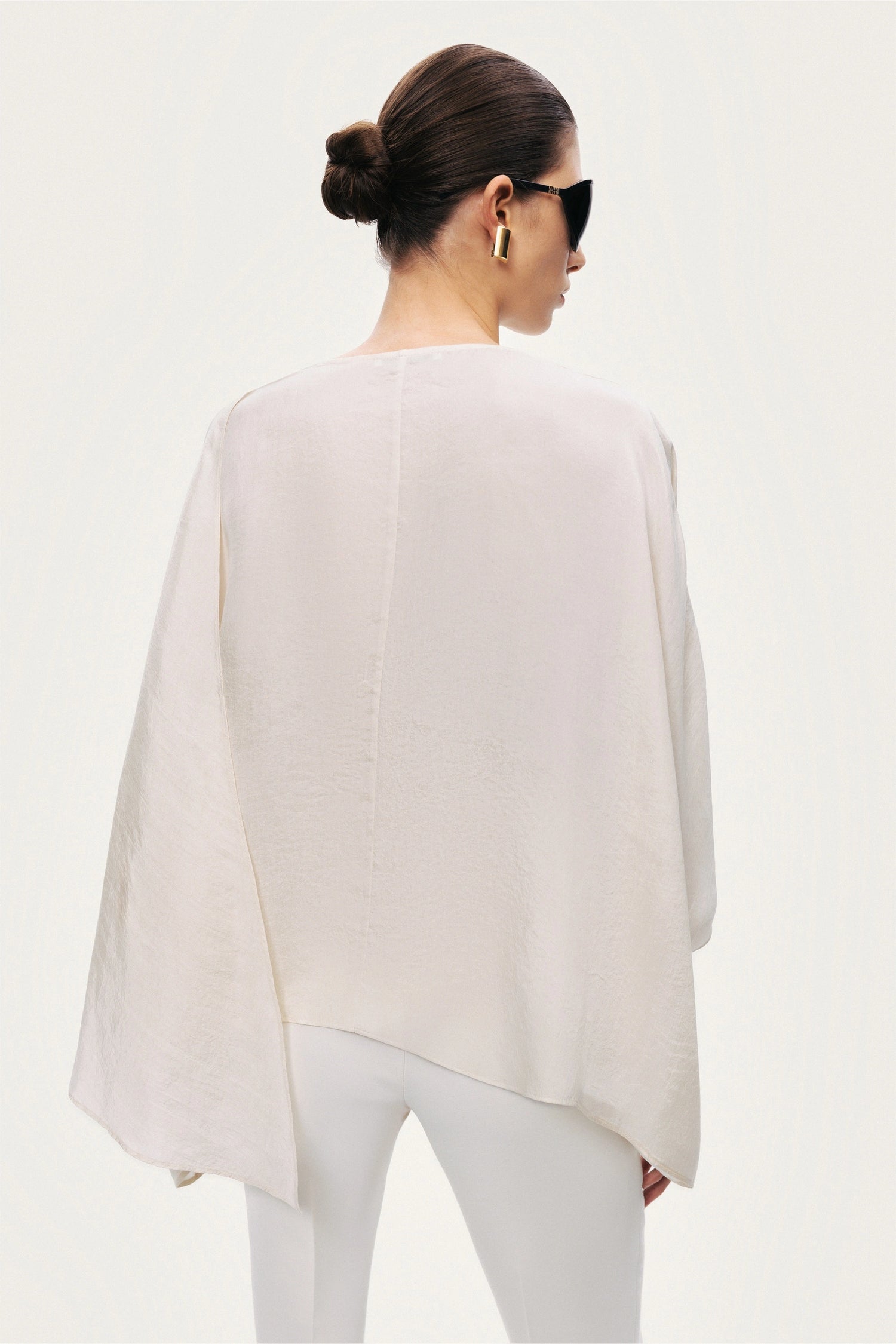 Fluid Cape Blouse