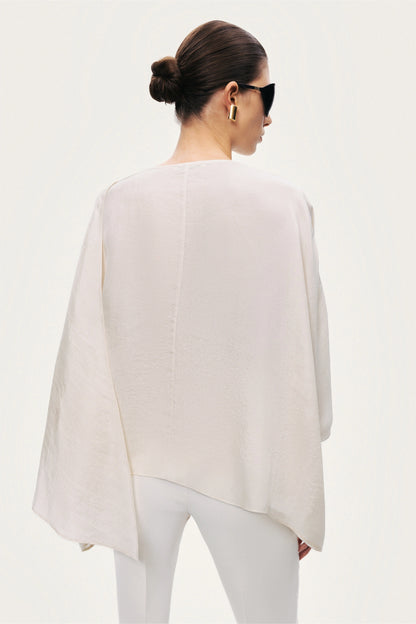 Fluid Cape Blouse