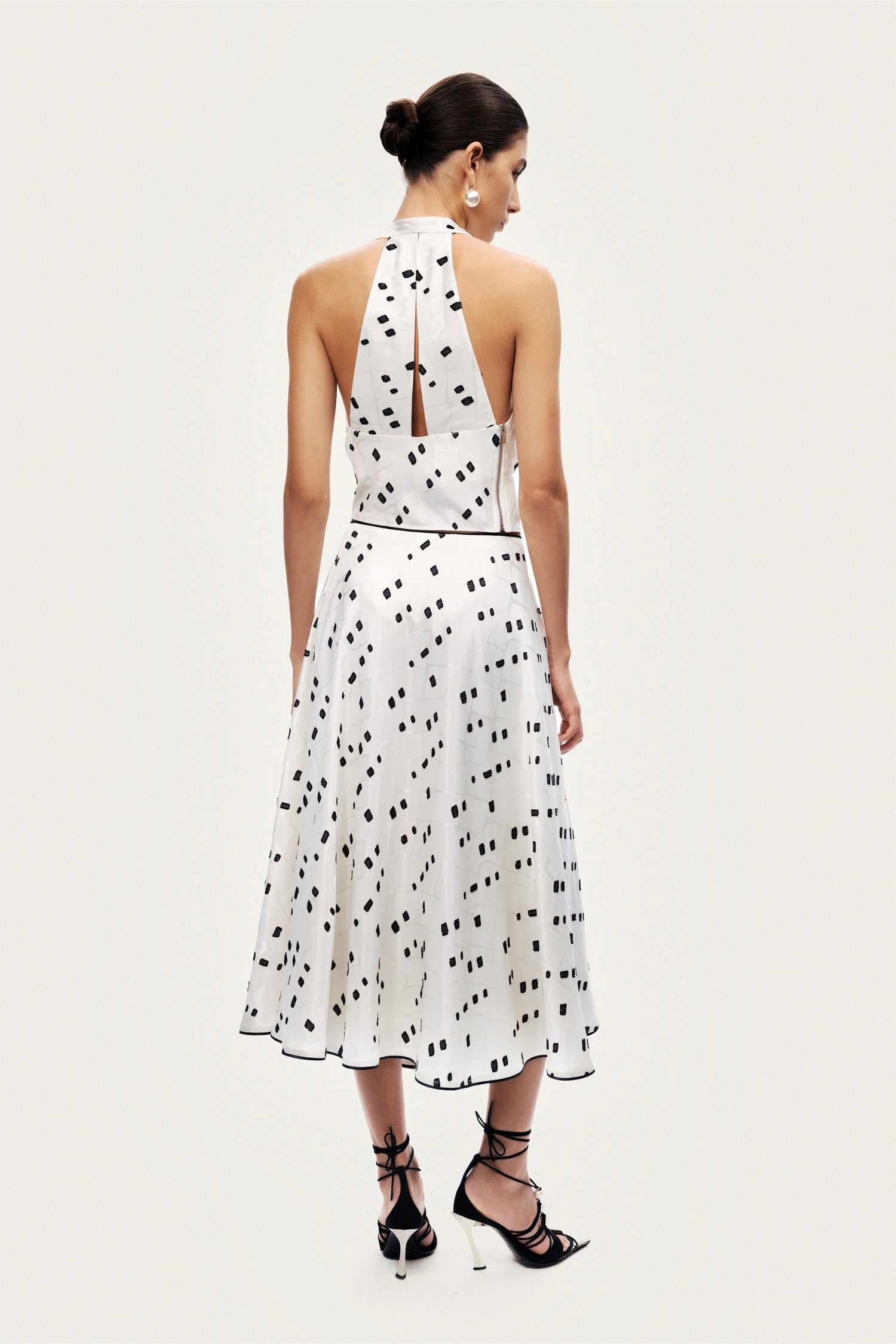 Printed Halter Blouse