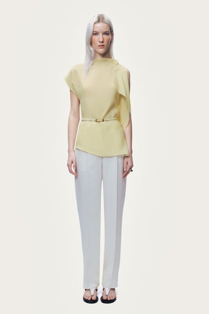 Sleeveless Woven Blouse