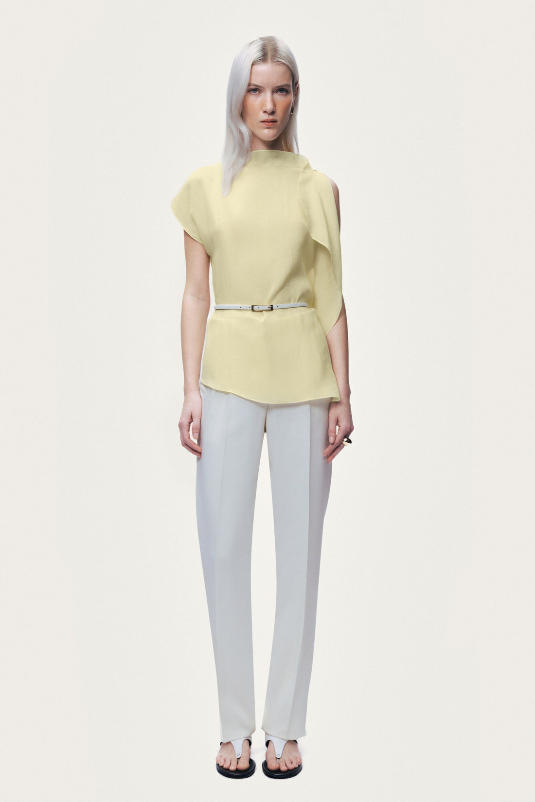 Sleeveless Woven Blouse