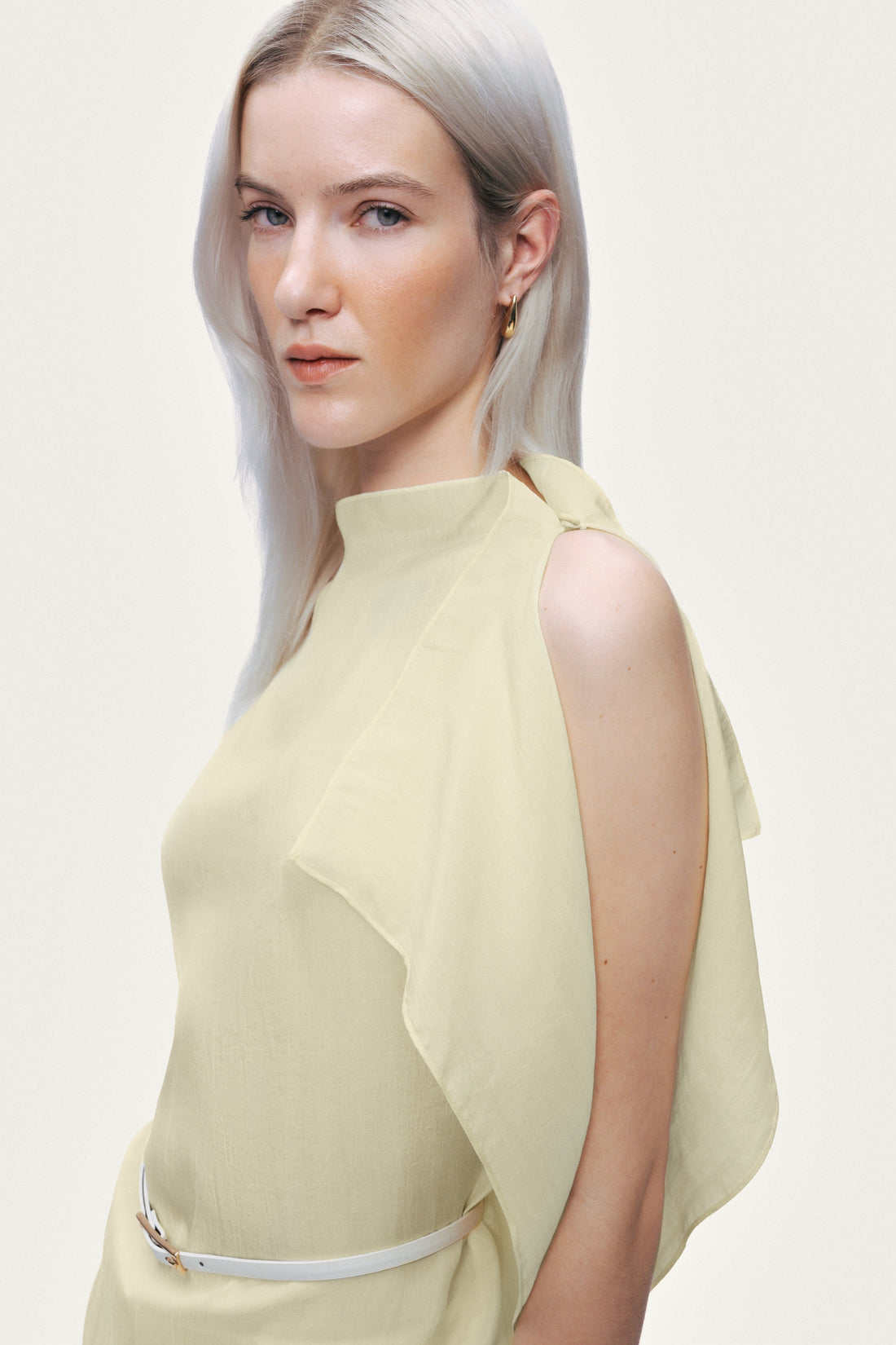 Sleeveless Woven Blouse