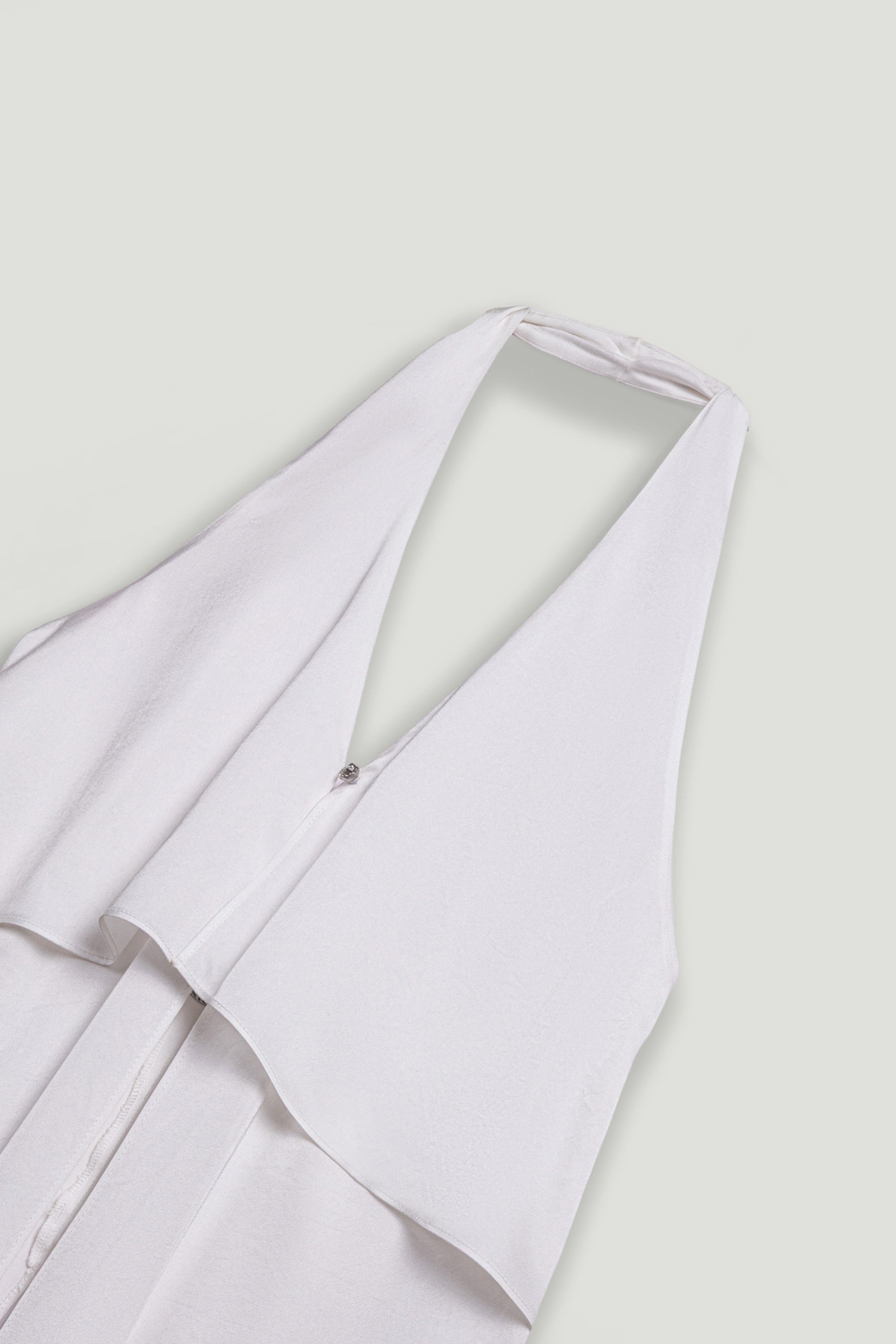 Layered Halter Blouse