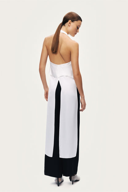 Layered Halter Blouse