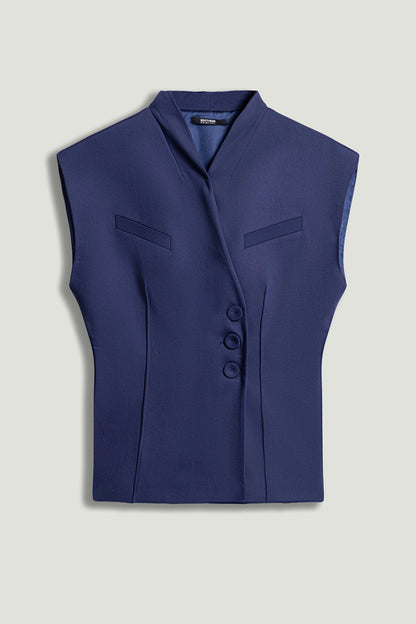 Tailored Sleeveless Vest