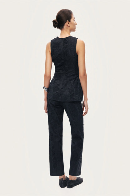 Textured Tailored Vest