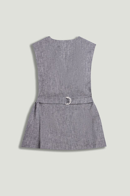 Tailored Button-Front Vest