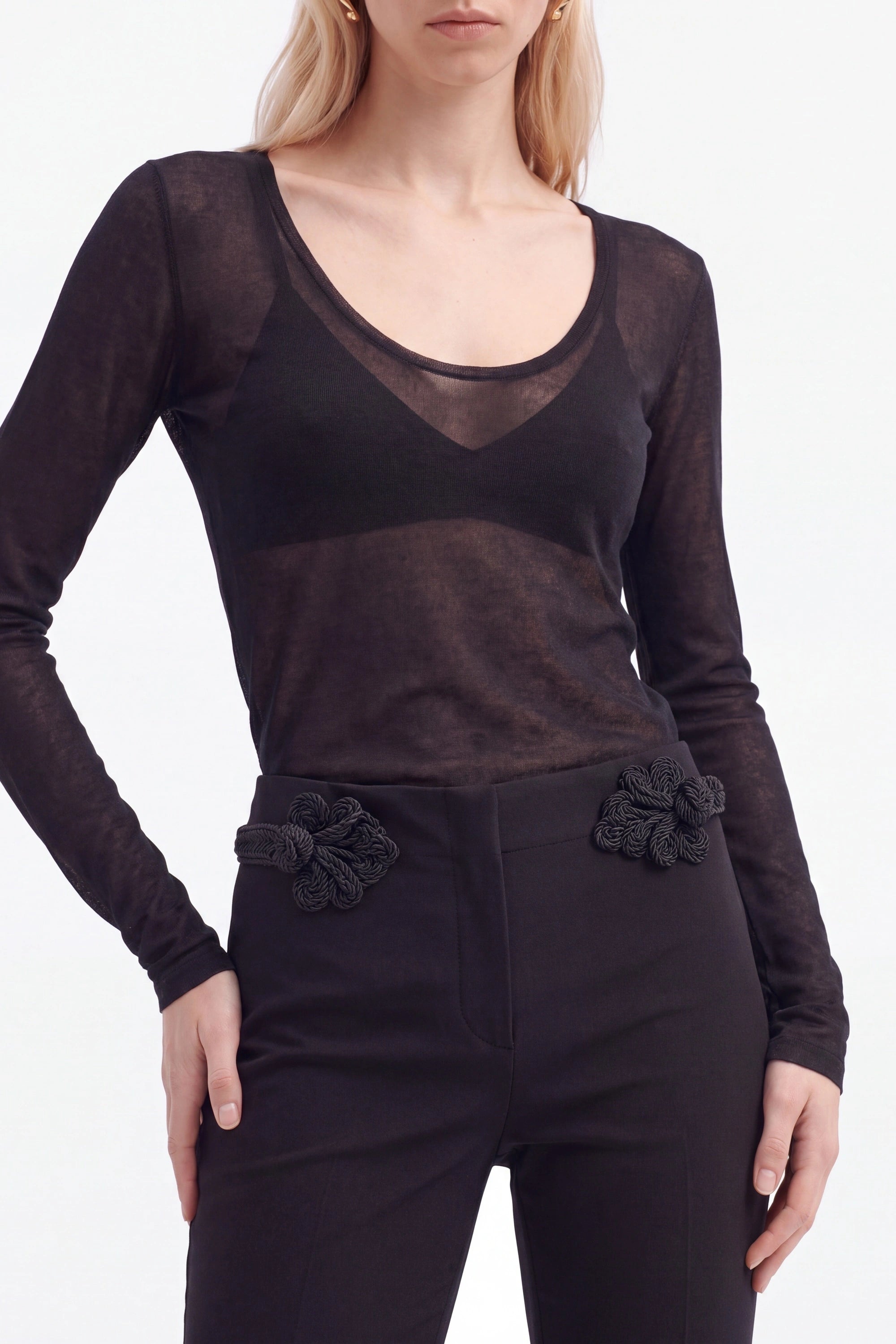 Sheer Knit Top