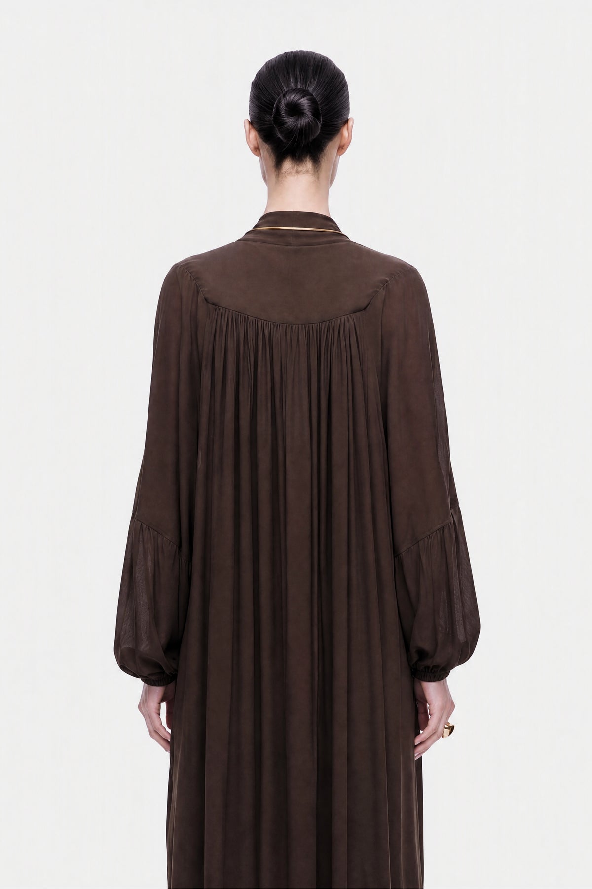 Draped Wrap Maxi Dress