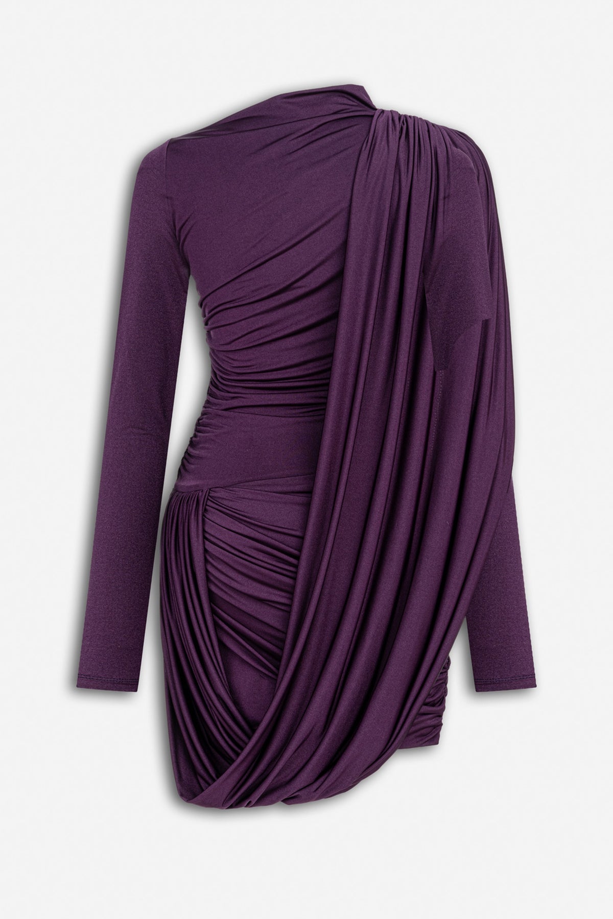 Draped Mini Dress
