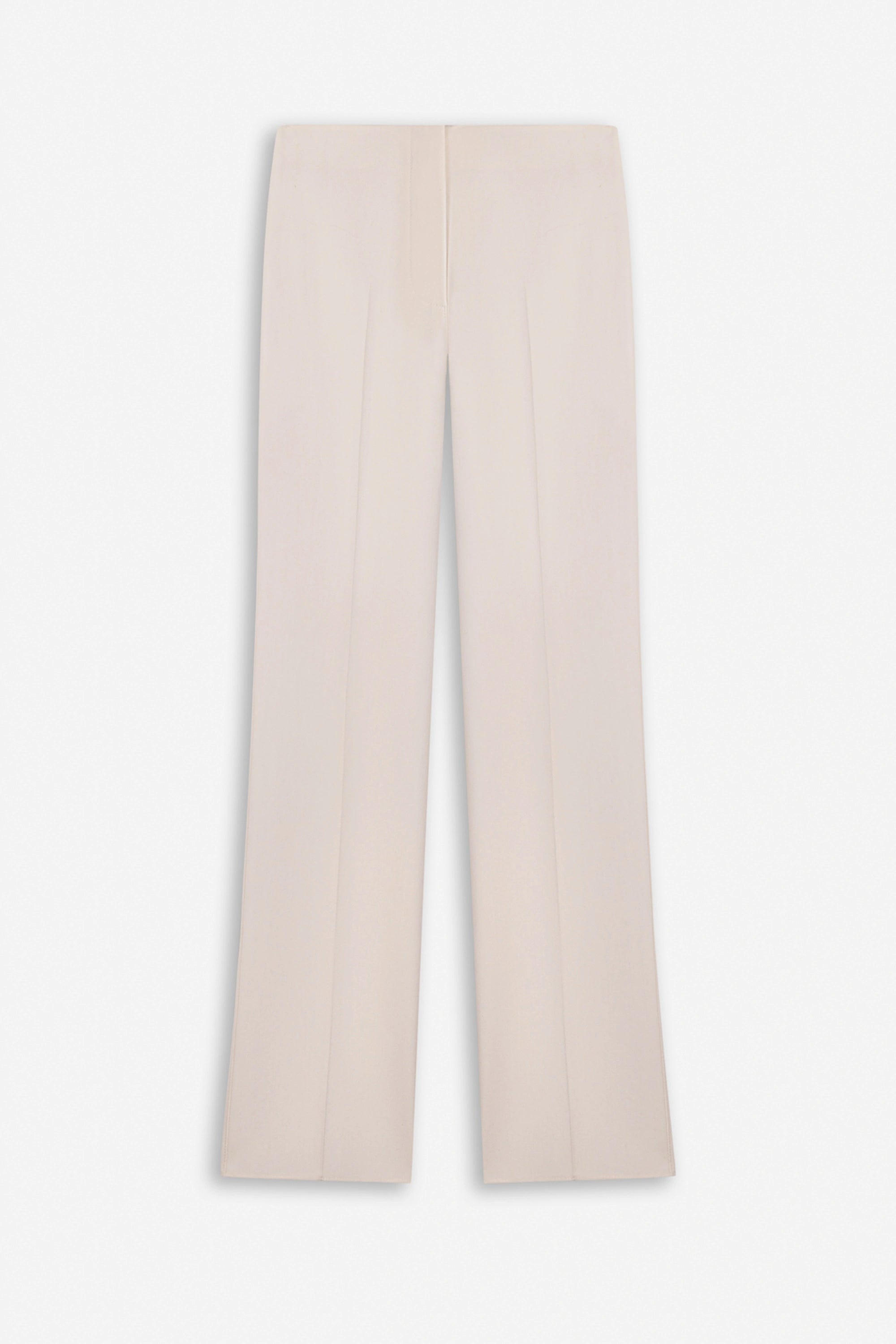 High Waist Slit Hem Trousers