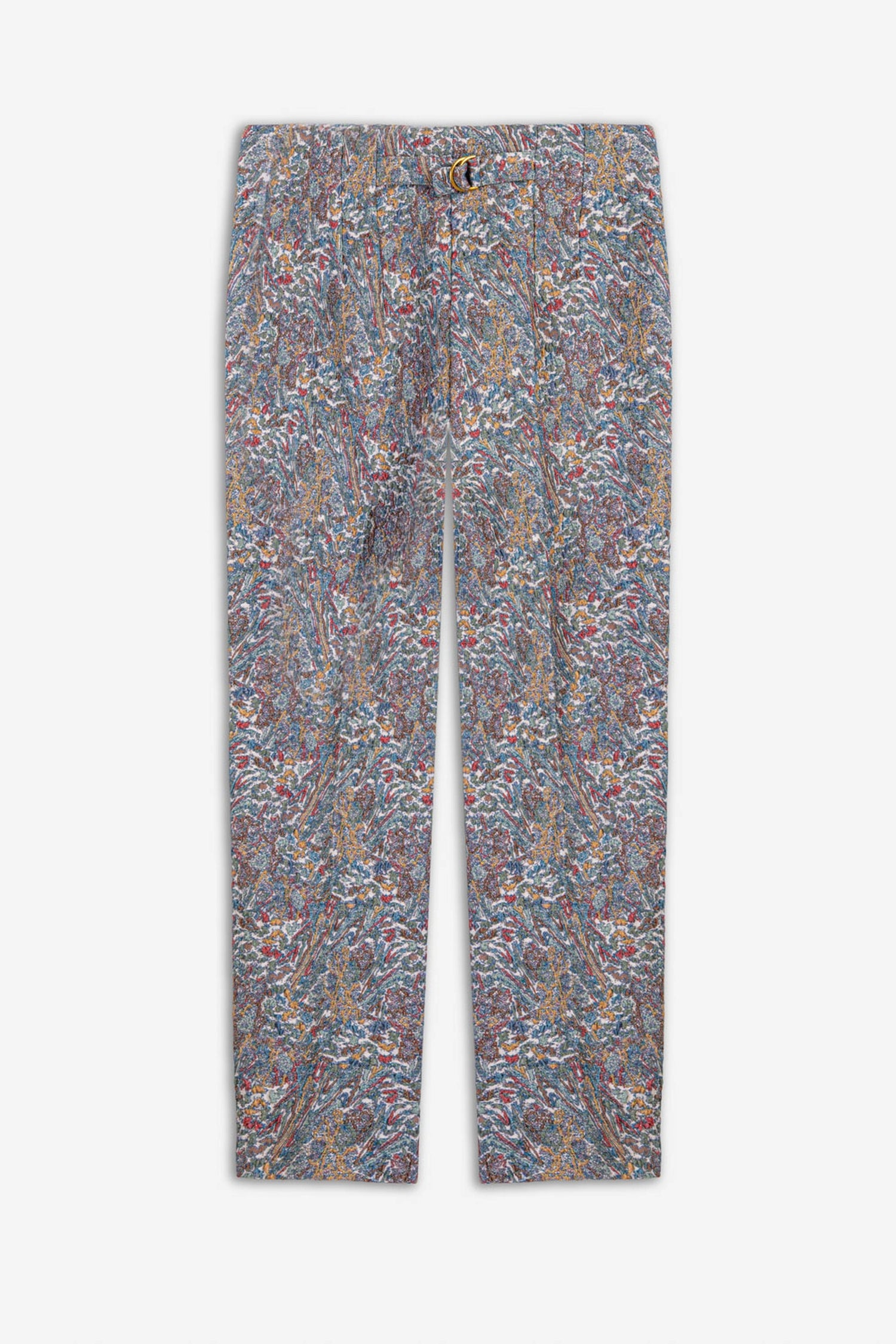 Printed High Waist Trousers