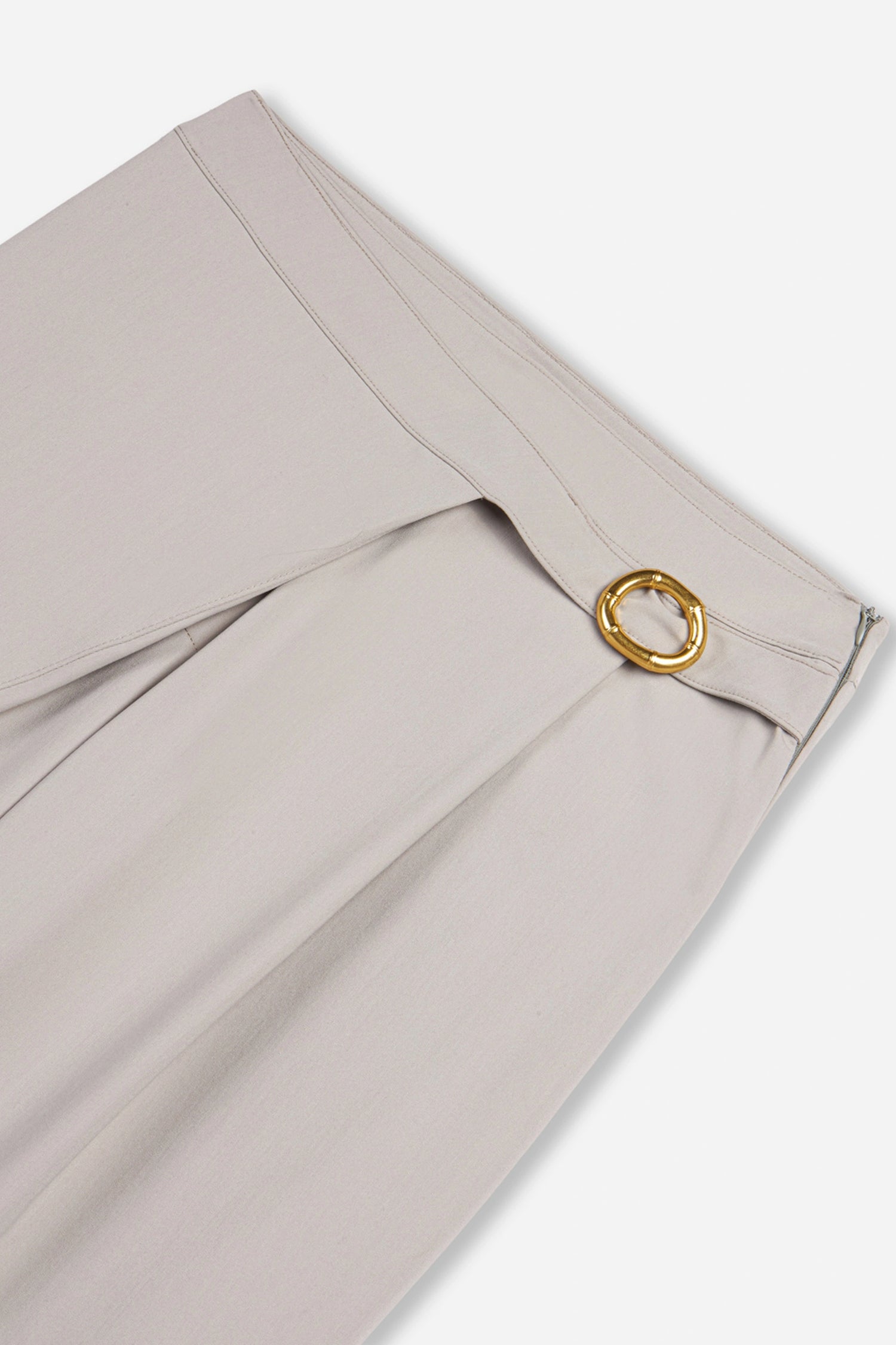 Accessory Detail Straight Leg Trousers