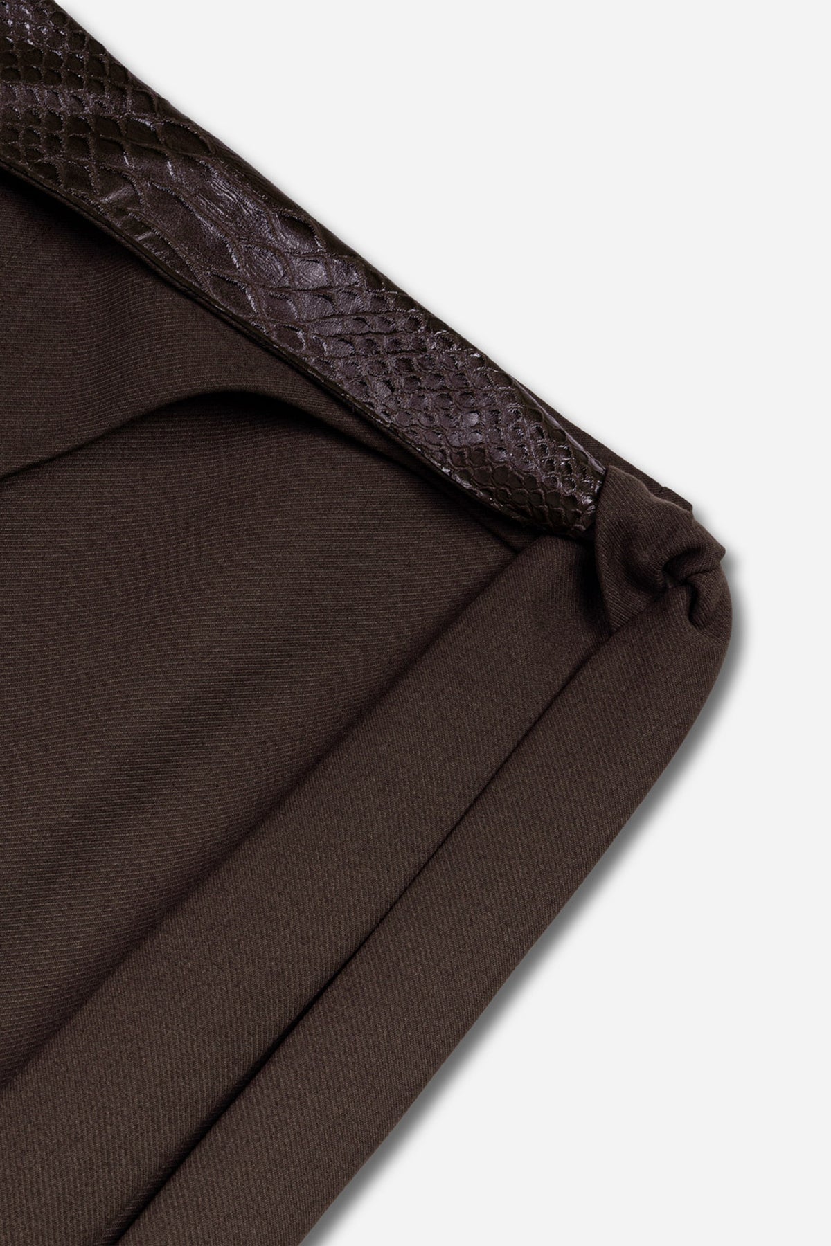 Tie Waist Wide Leg Trousers