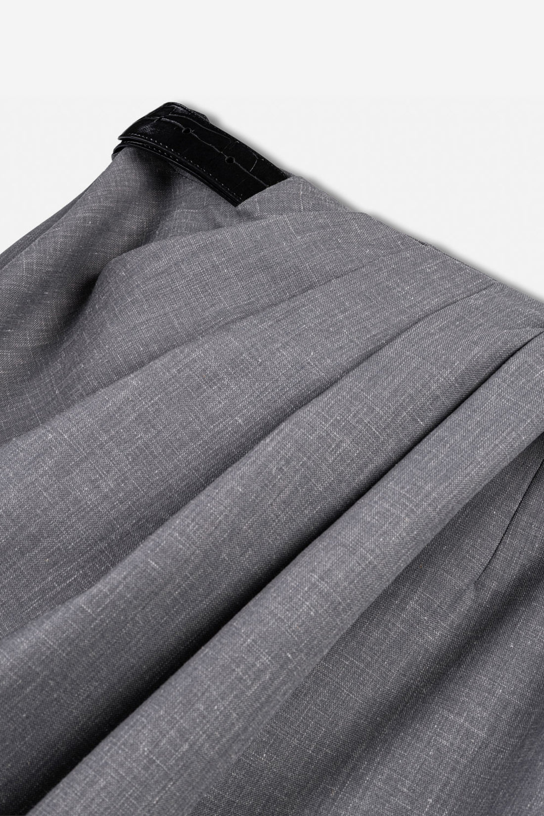 Draped Wrap Front Trousers