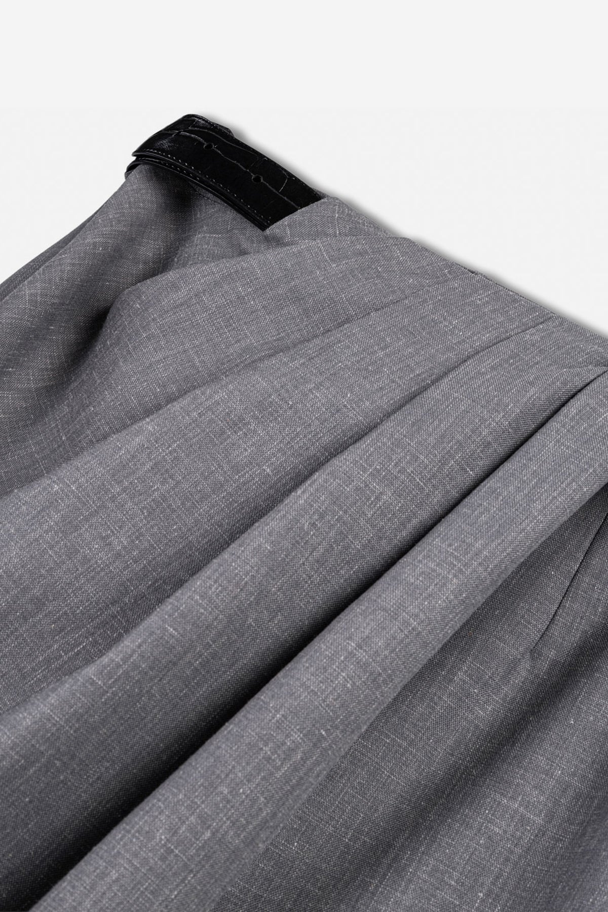 Draped Wrap Front Trousers