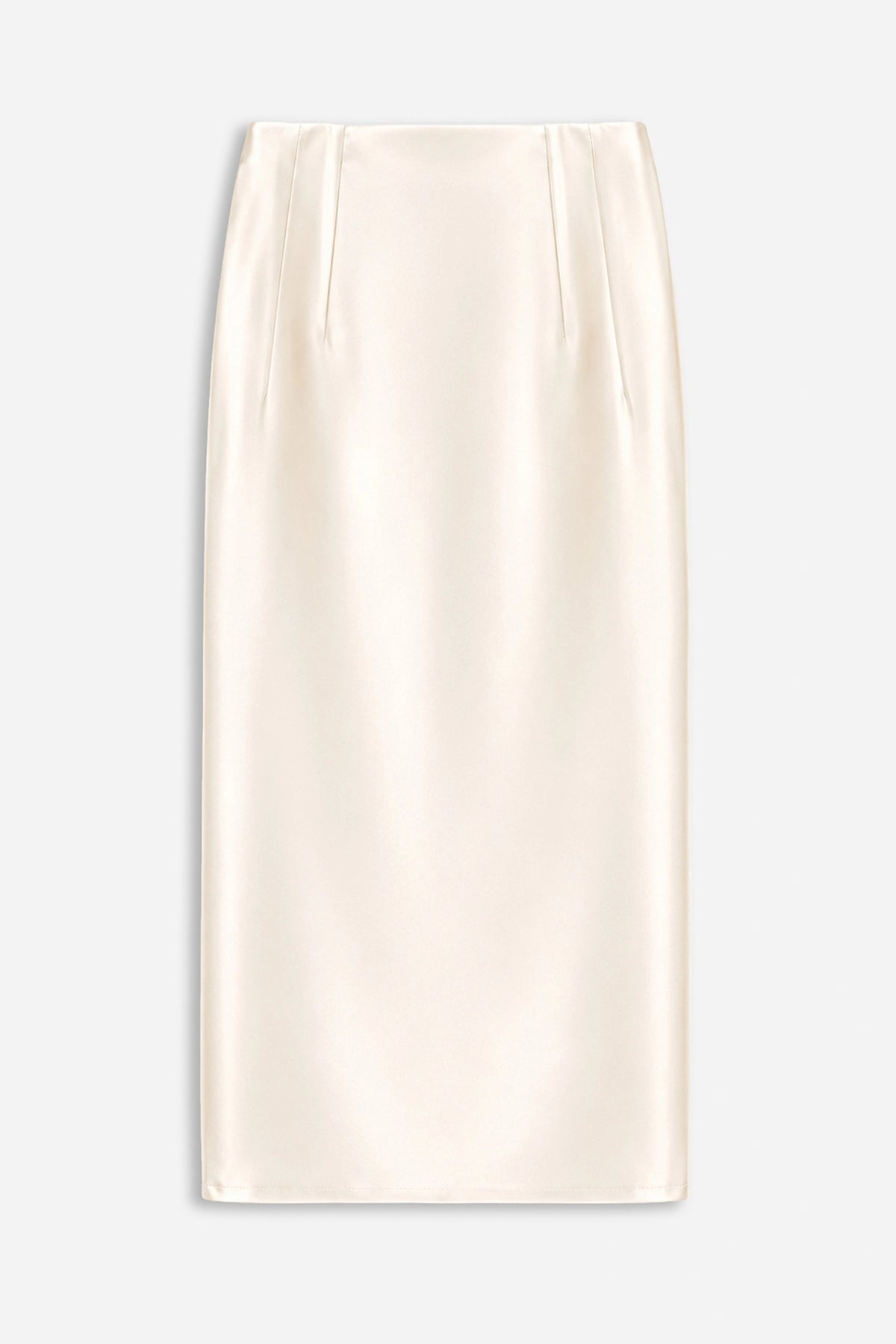 Pleat Detail Pencil Skirt