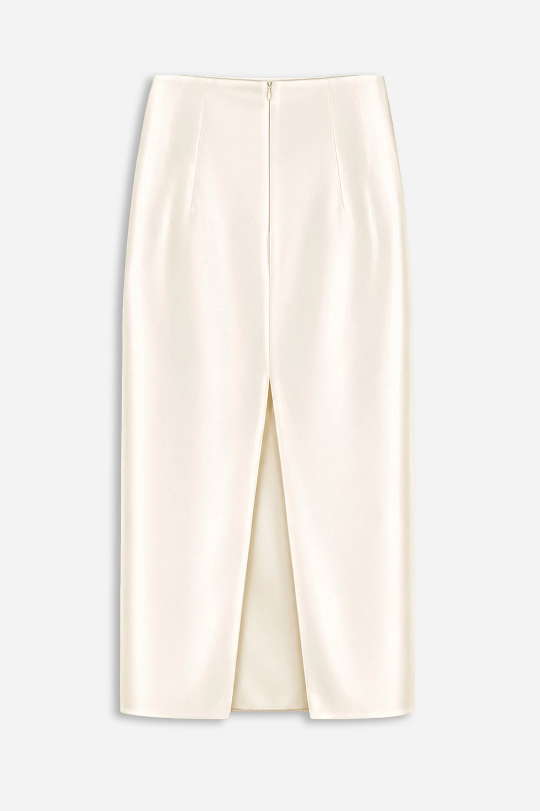 Pleat Detail Pencil Skirt