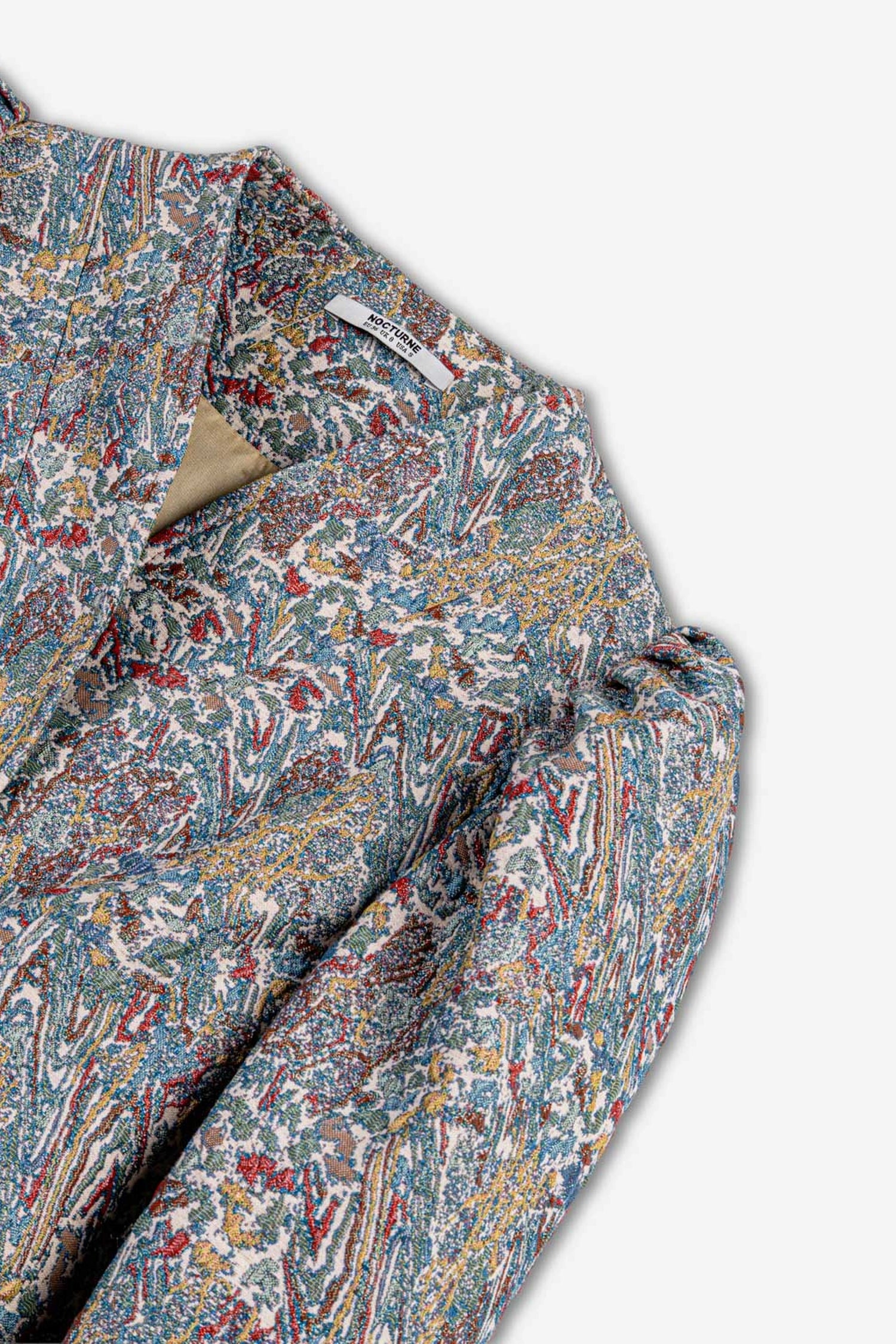 Jacquard Stand Collar Jacket
