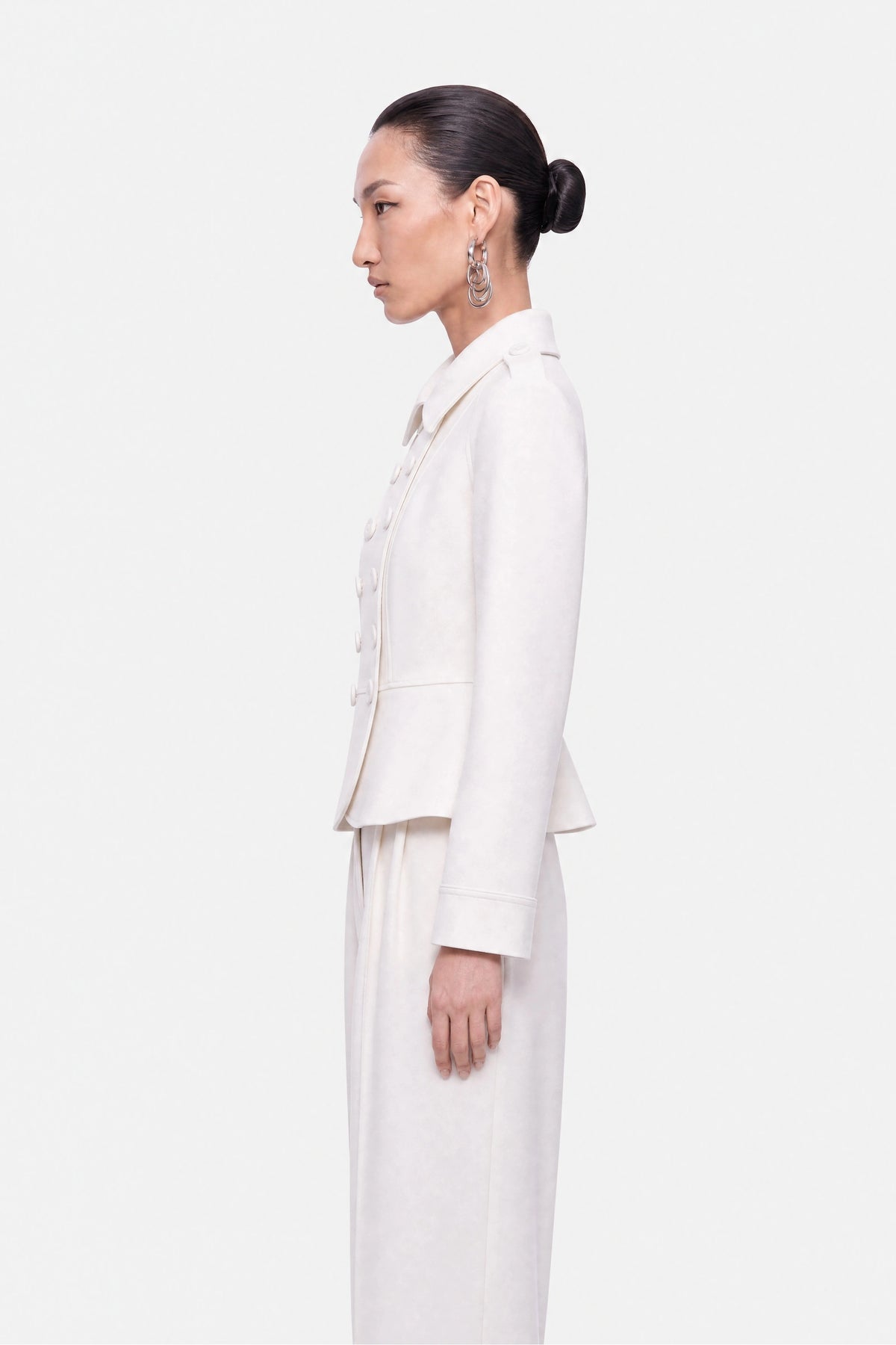Double Breasted Epaulette Jacket