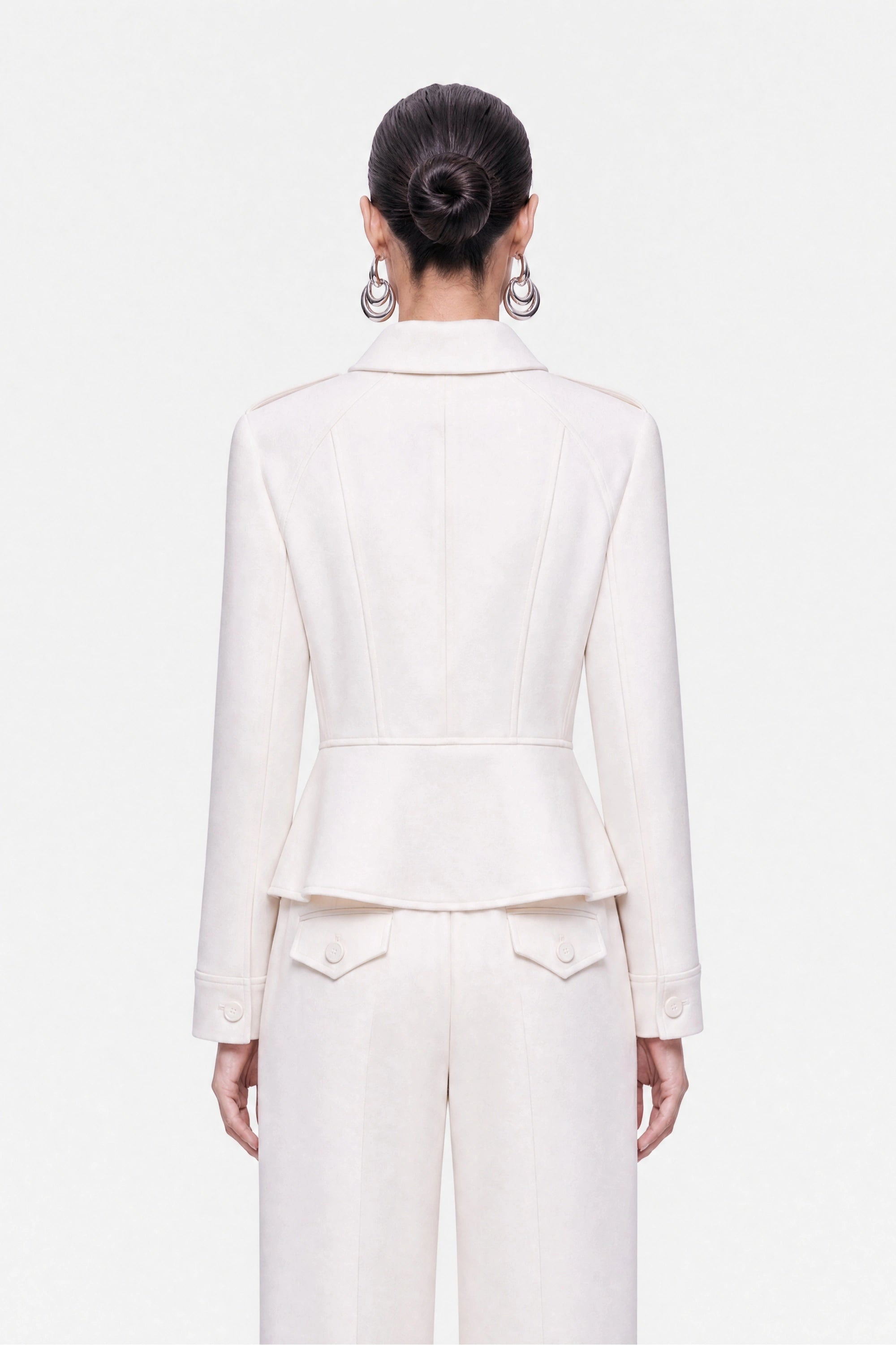 Double Breasted Epaulette Jacket