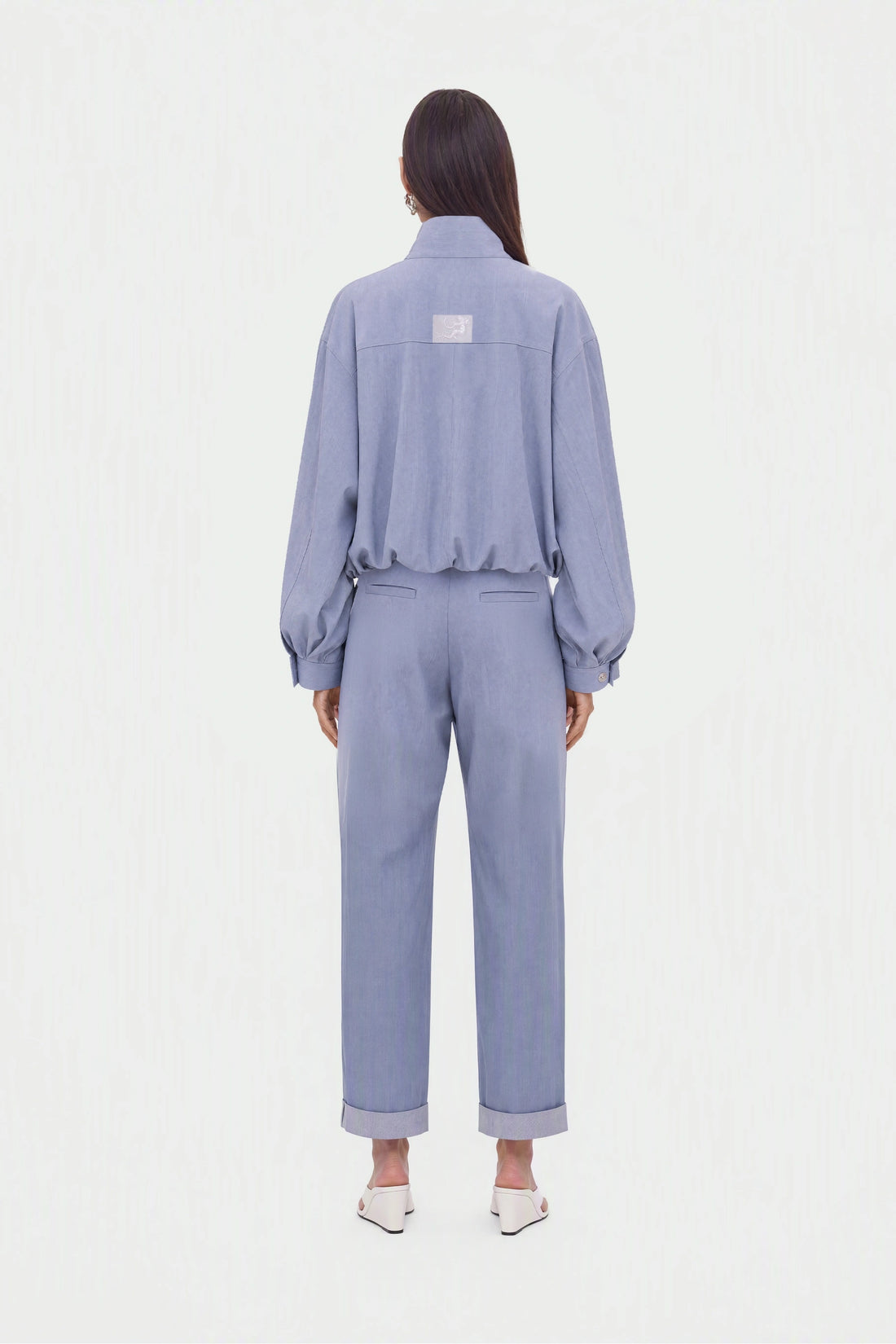 Zip Pocket Stand Collar Jacket