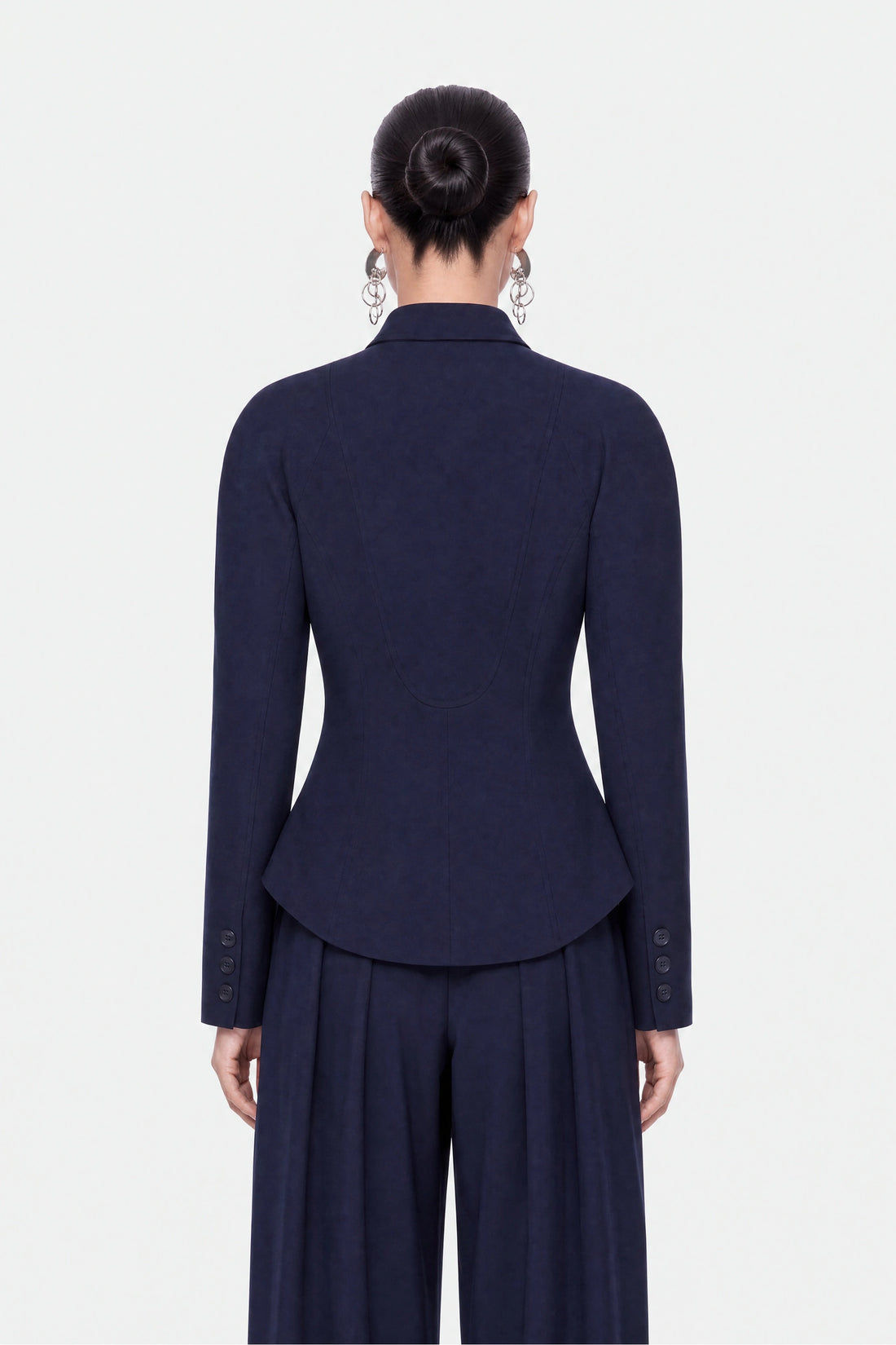 Double Breasted Stand Collar Jacket