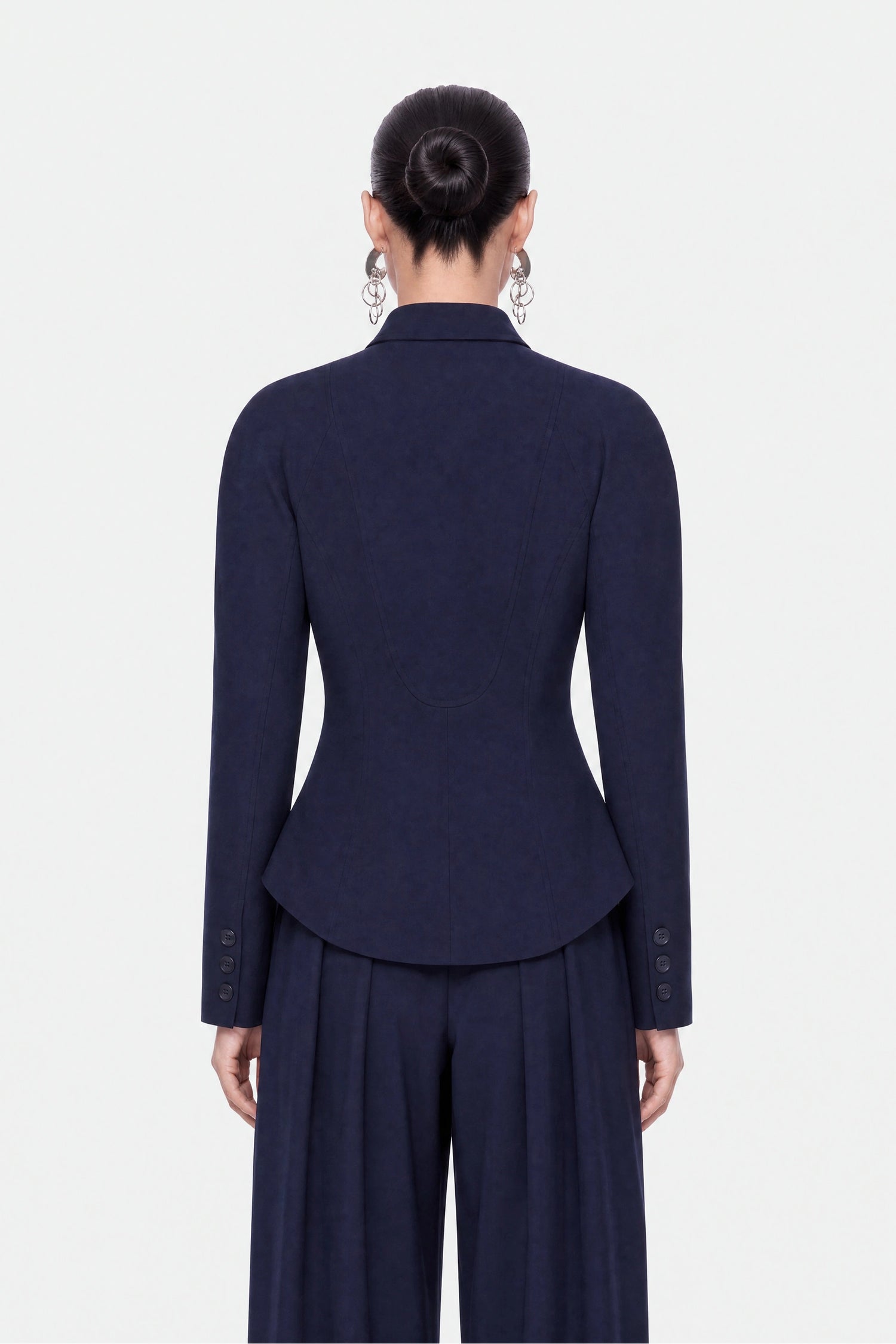 Double Breasted Stand Collar Jacket
