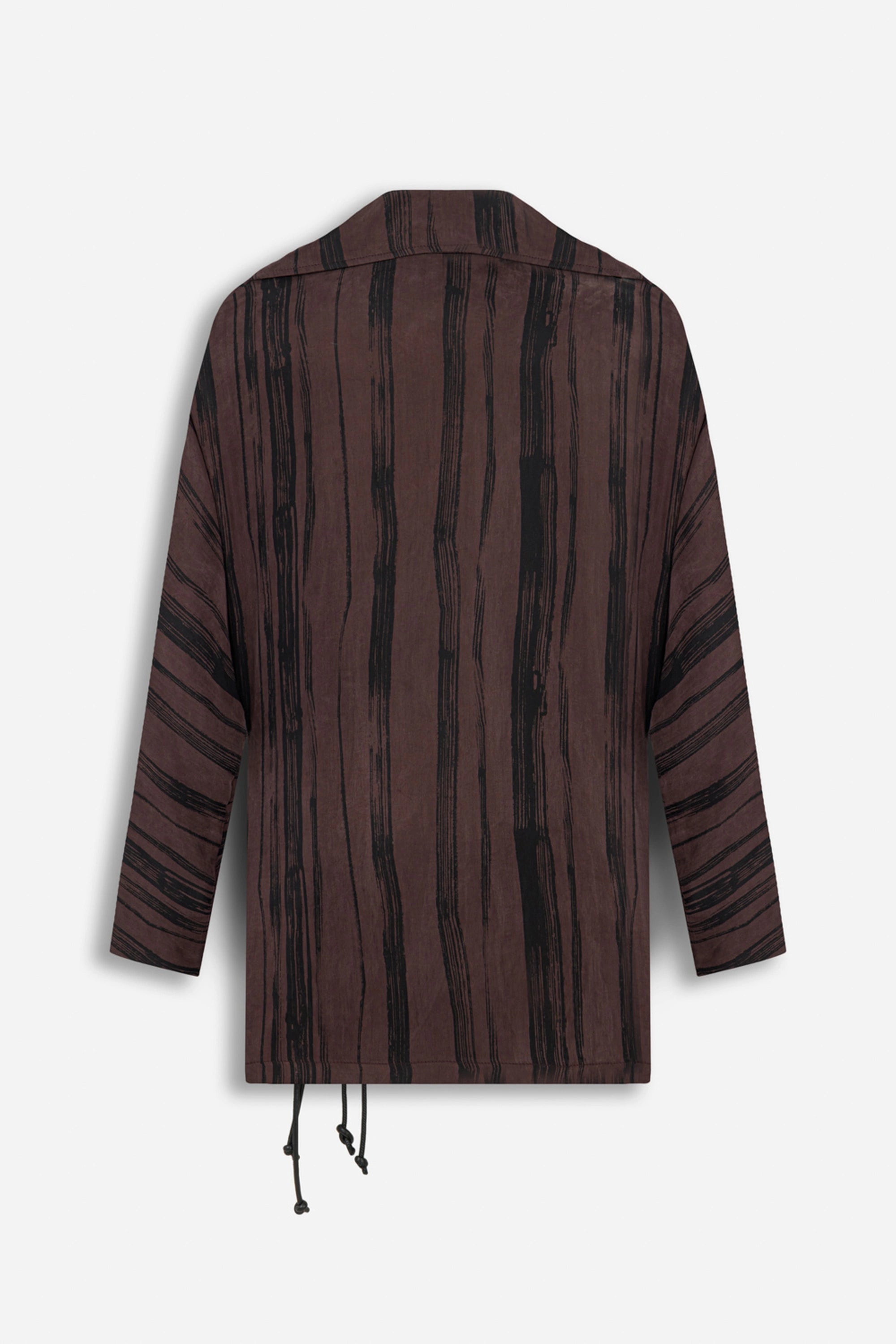 Printed Tie Wrap Jacket