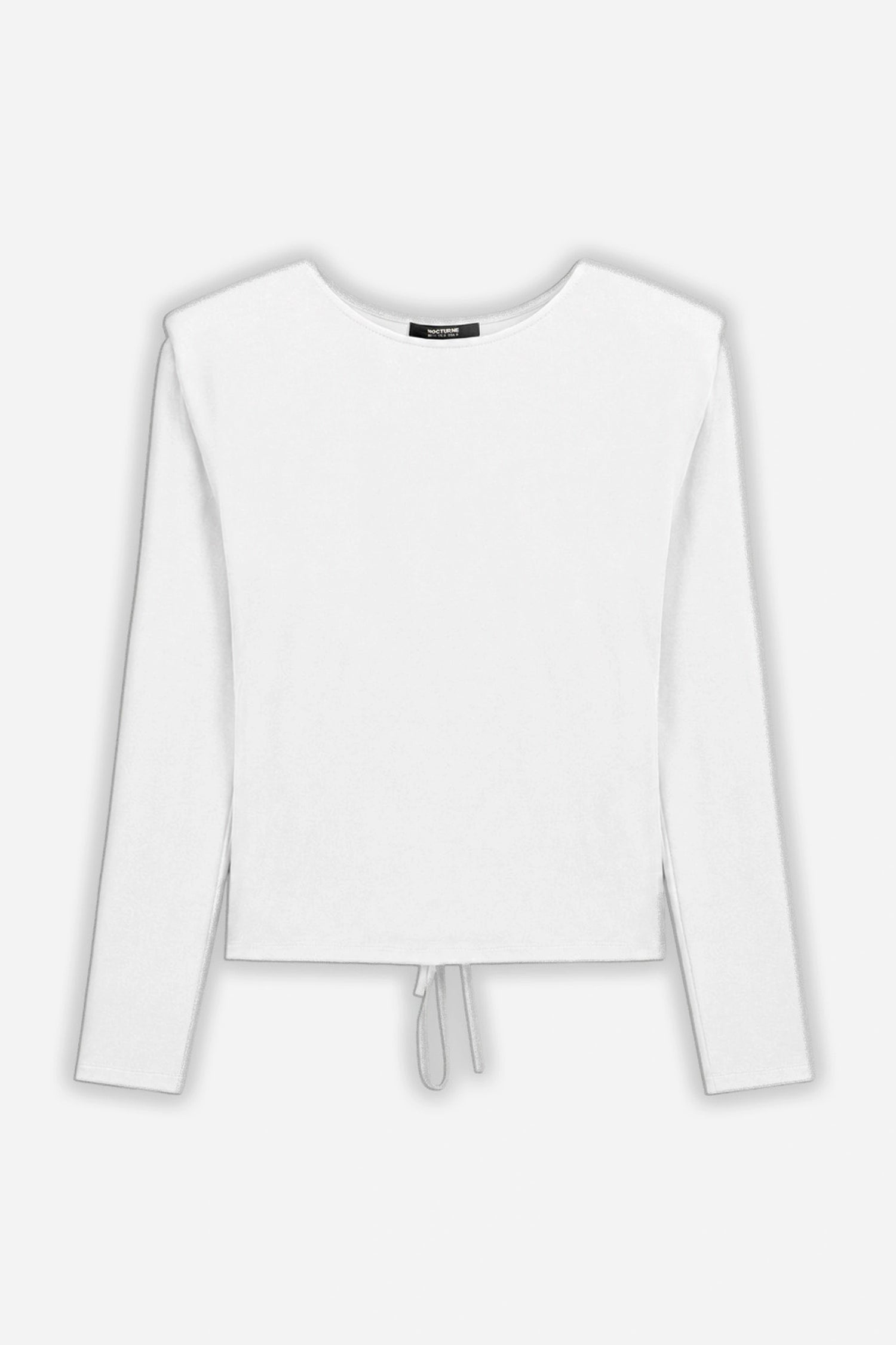 Eyelet Lace Up Blouse