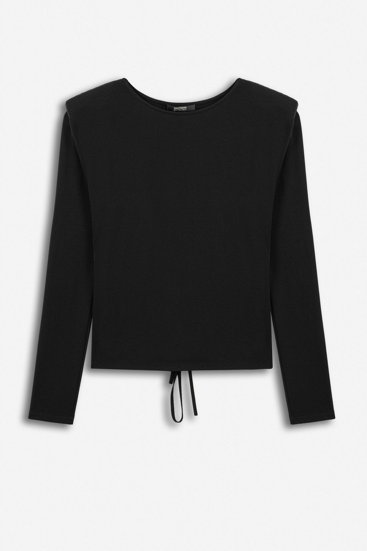 Eyelet Lace Up Blouse