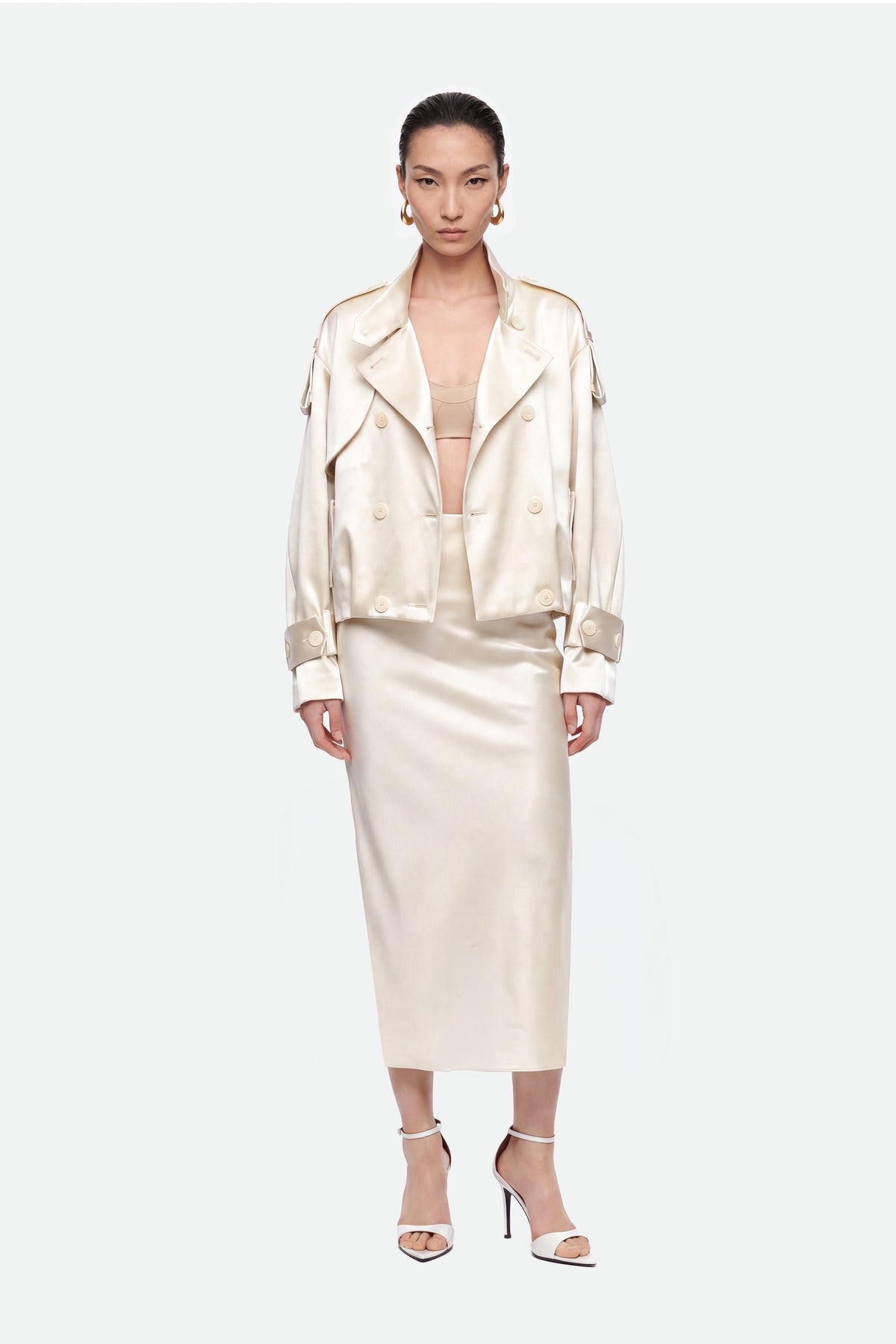 Oversized Double Breasted Trench Coat