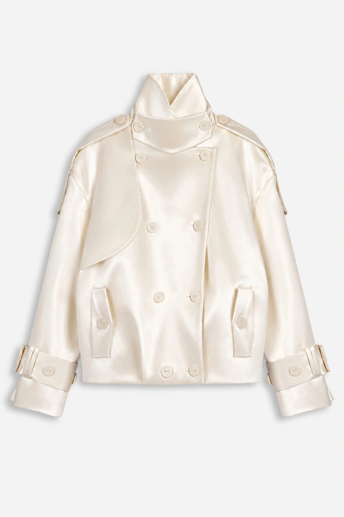 Oversized Double Breasted Trench Coat