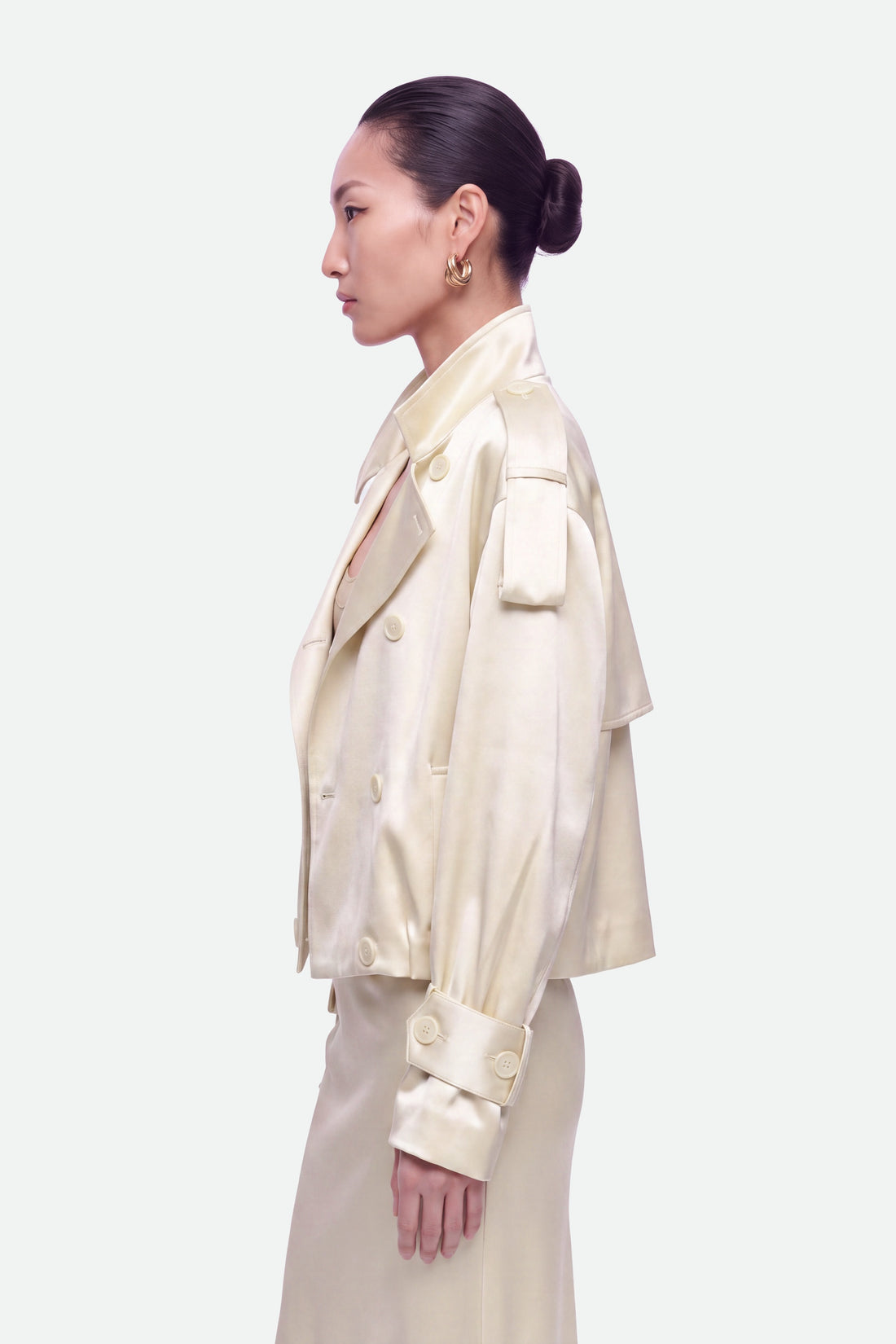Oversized Double Breasted Trench Coat