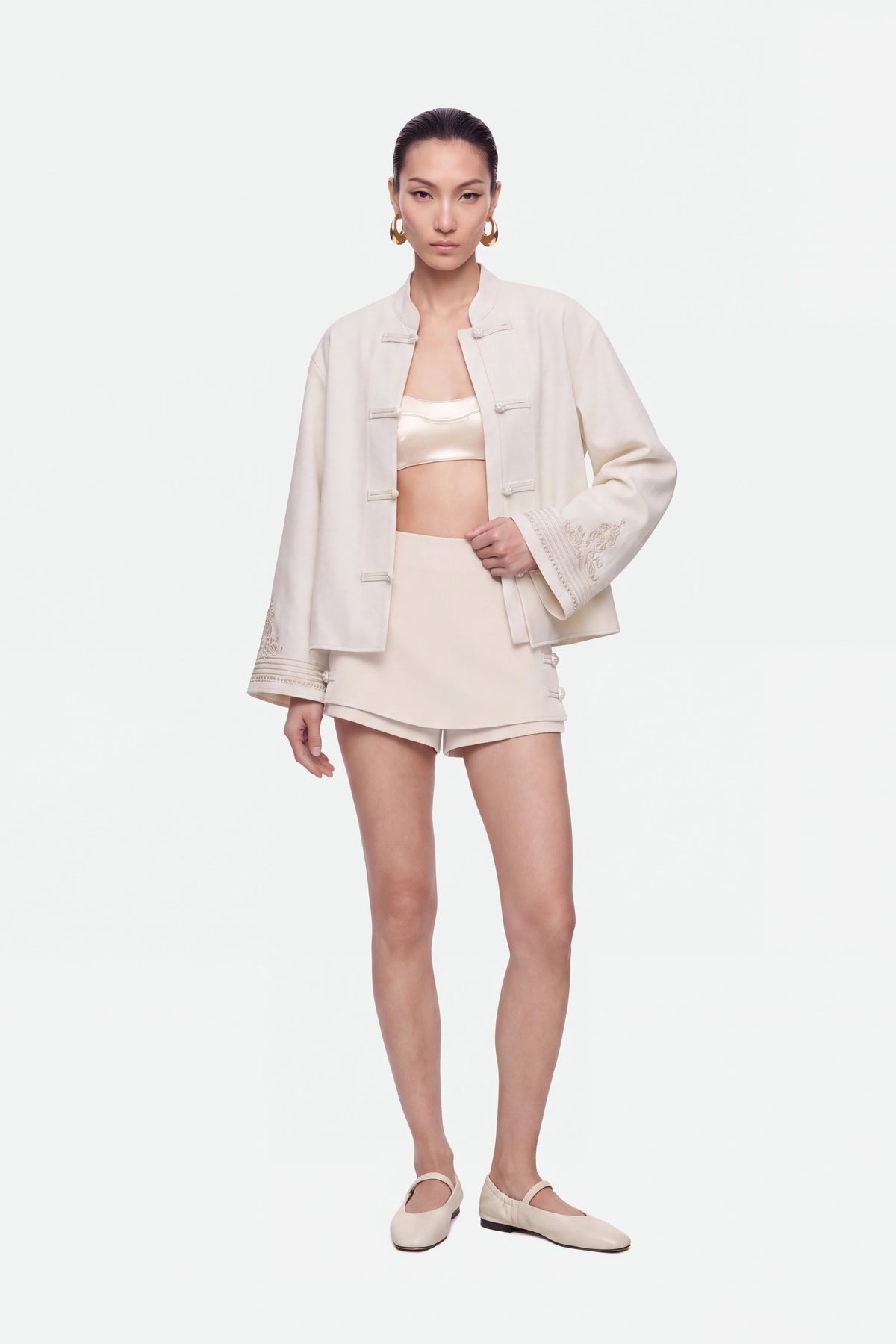 Button Accessory Mini Skort