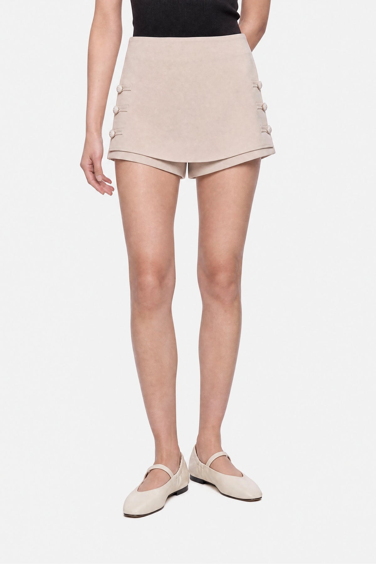 Button Accessory Mini Skort