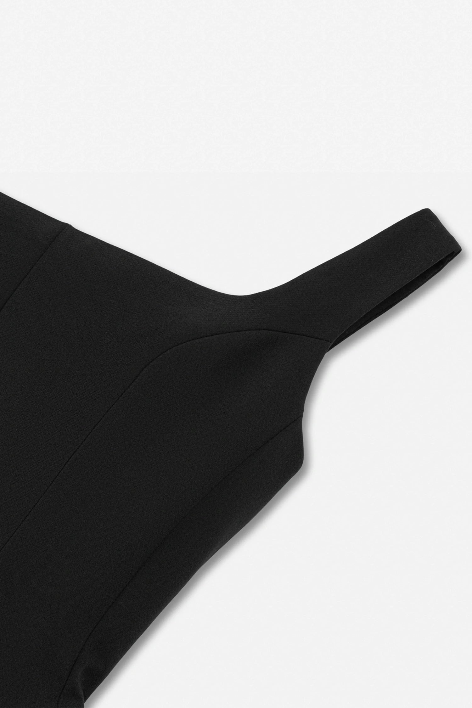 Boned Square Neck Peplum Bustier Top