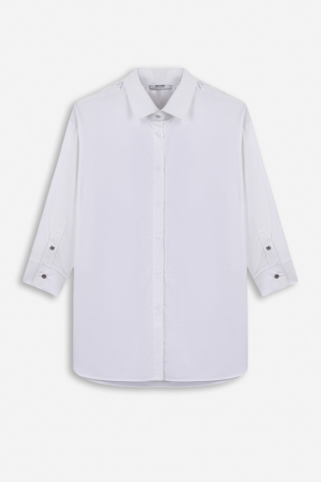 Zip Detail Relaxed Shirt