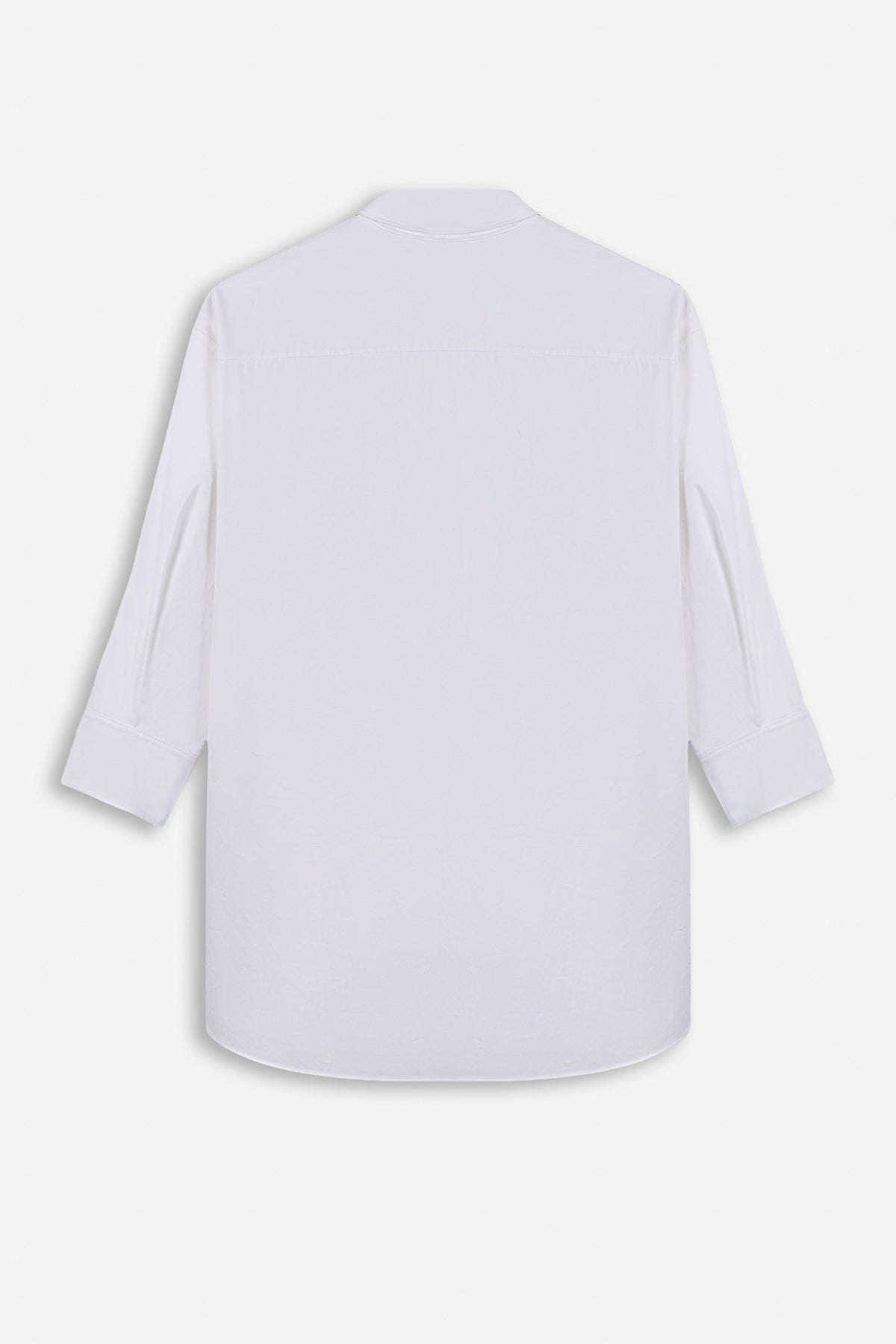 Zip Detail Relaxed Shirt