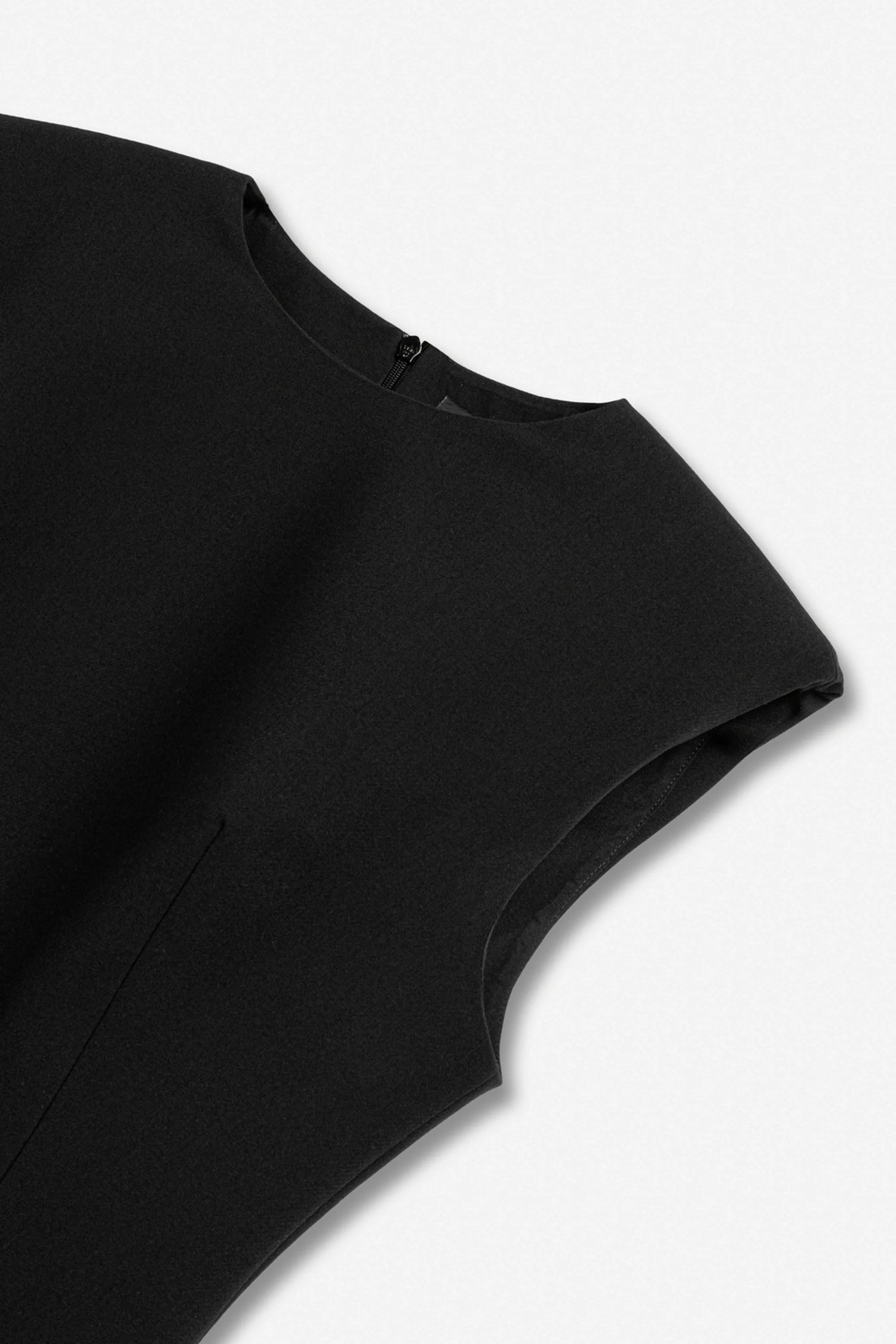 Cap Sleeve Bubble Hem Dress