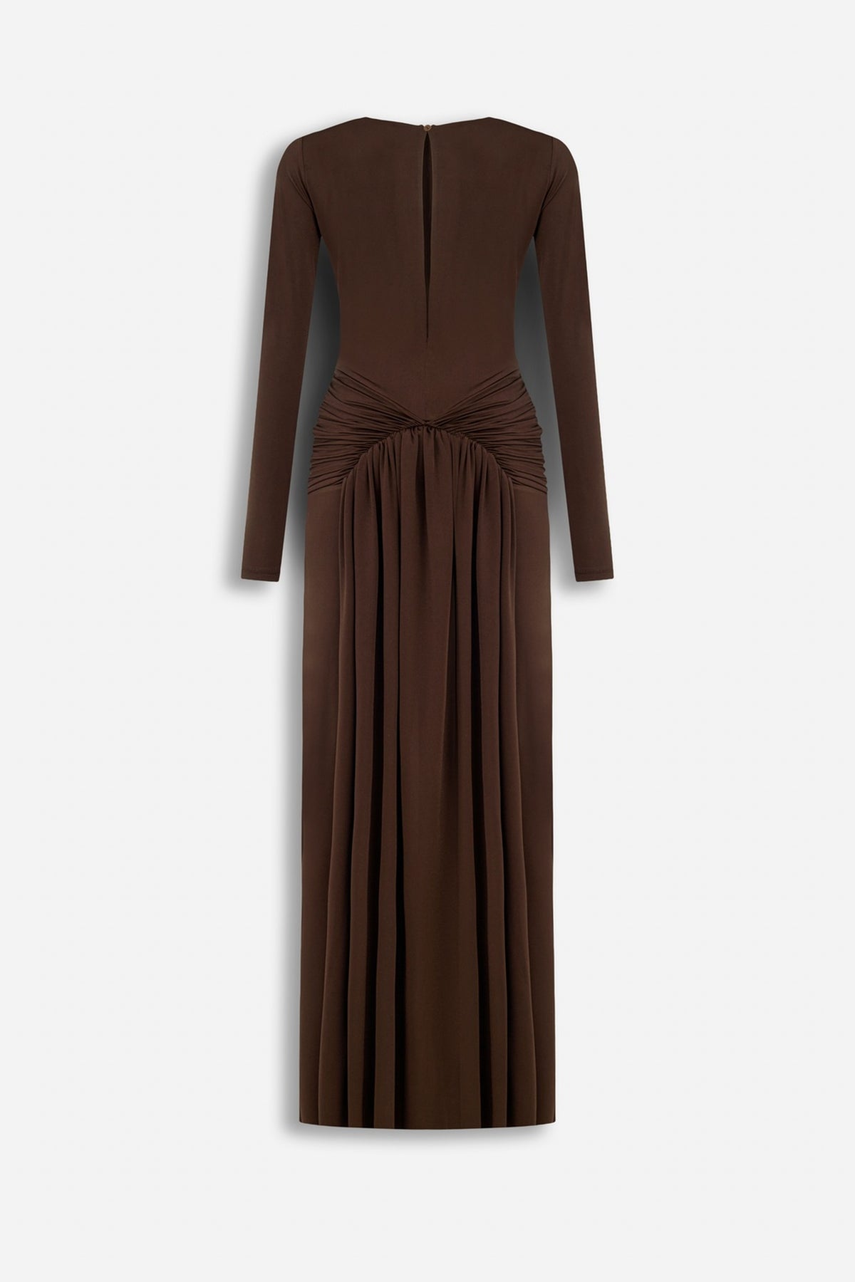 Cut-Out Disc Detail Maxi Dress